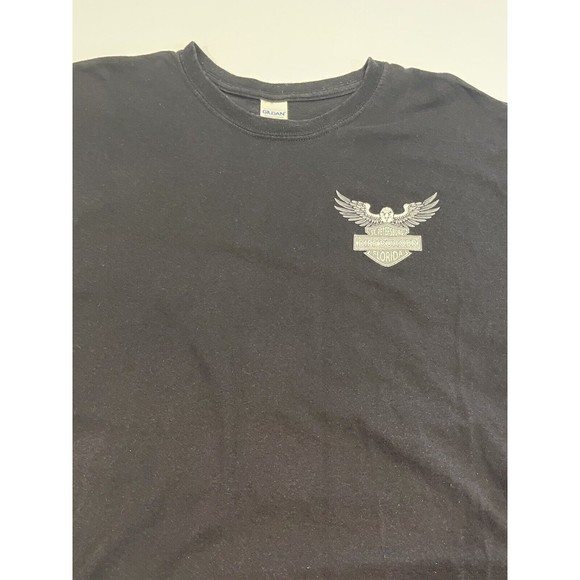 Vintage Biff Burger St Petersburg FL Graphic T-Shirt 2XL XXL Motorcycle - Picture 3 of 16